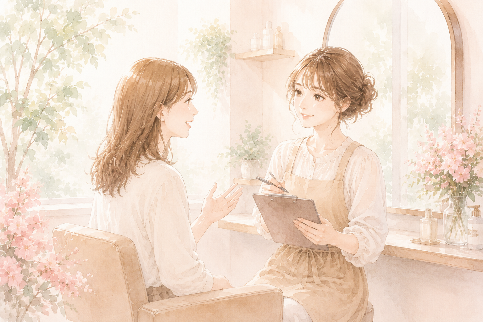 やさしいカウンセリング風景